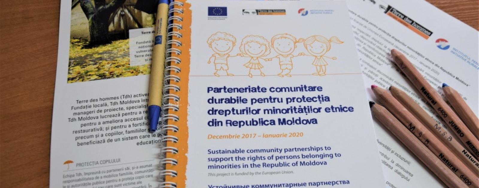 Terre des hommes Moldova anunță lasarea unui proiect anti-discriminare interetnică