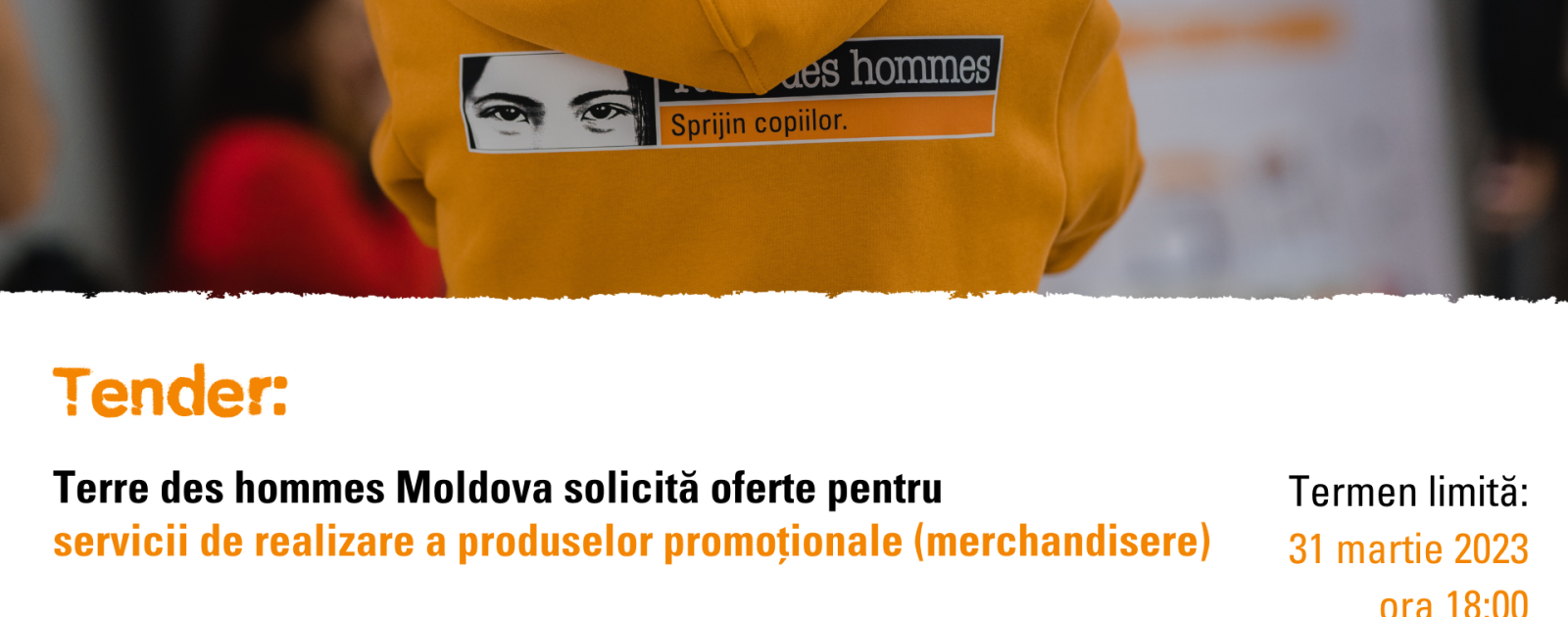 Tender materiale promoționale